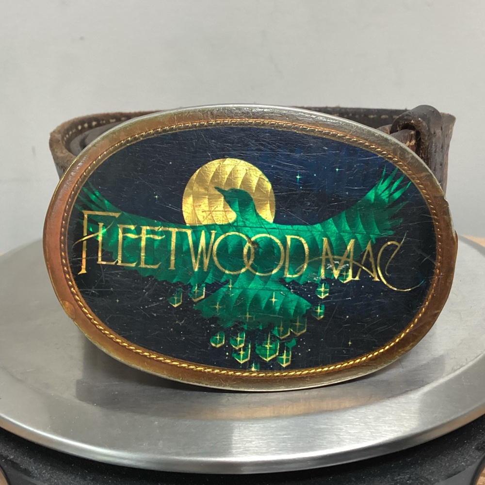 🟢 Vintage - Fleetwood Mac 1978 Pacifica Belt Buckle - Rare - Music Collectible